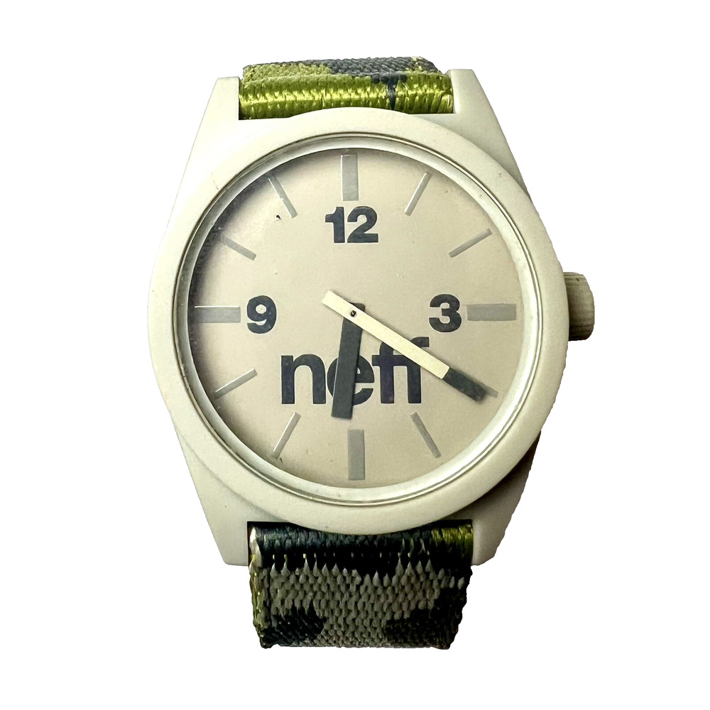 NEFF DAILY WAVES NF0209 CAMO SILICONE WRISTWATCH UNISEX NEW IN BOX